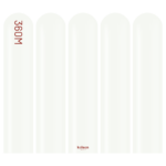 360M Pastel Beyaz Sosis Balon (White) 50'li Nozzle Up