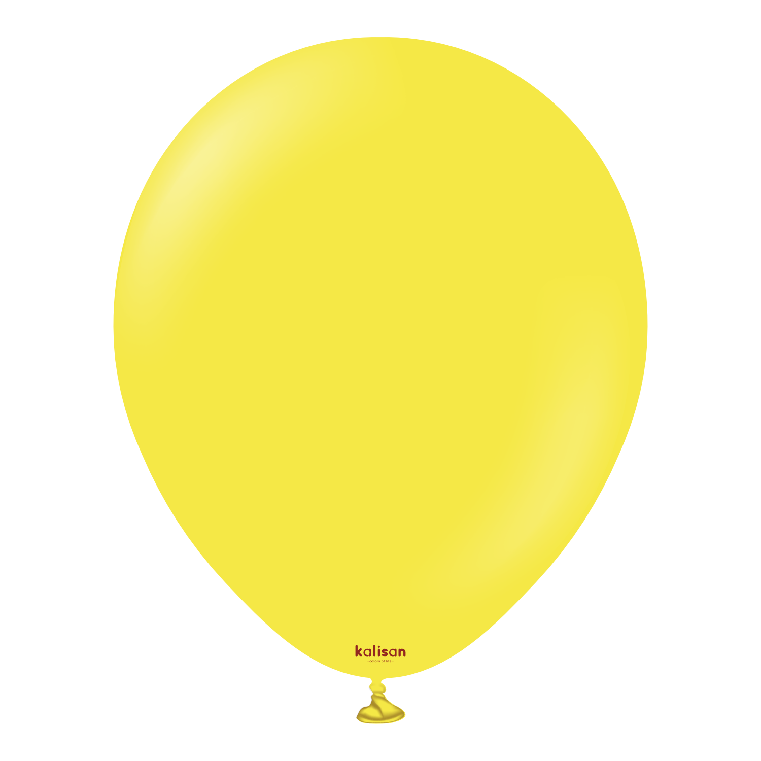 2315-standard-yellow-12-18-inch-w-logo-1.png 18'' Standart Balon Sarı (Yellow) 5'li - Görsel 1