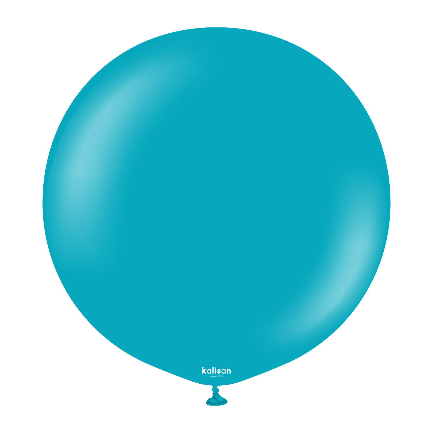2318-standard-turquoise-24-36-inch-w-logo.png 24'' Standart Balon Turkuaz (Turquoise) 2'li - Görsel 1