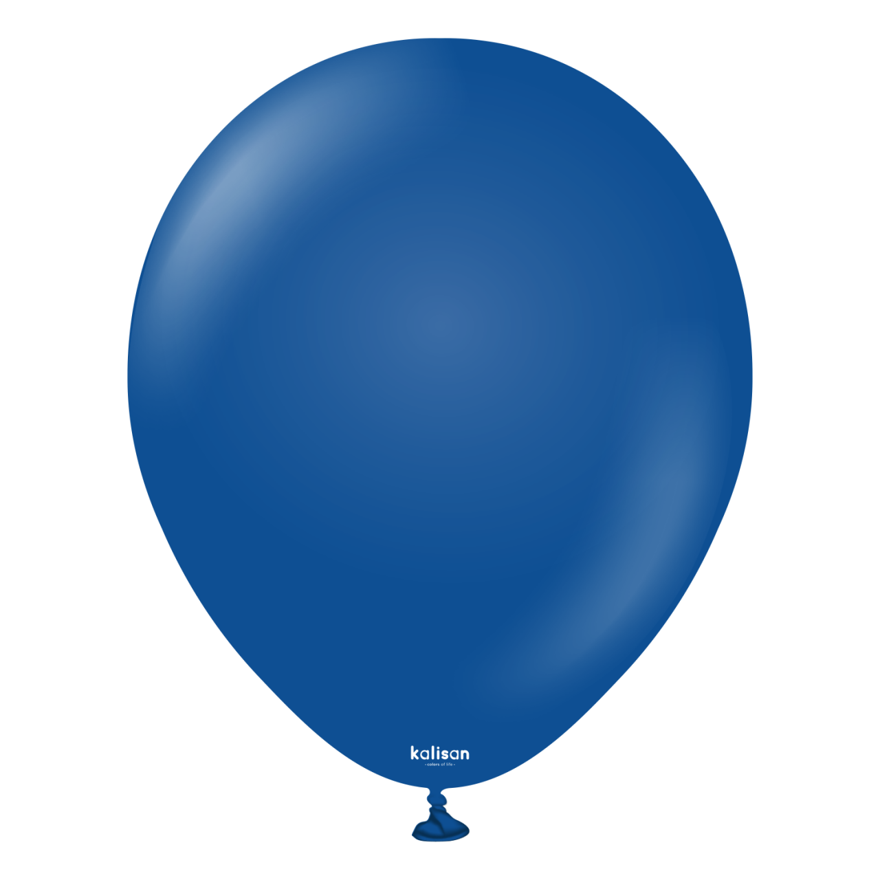 2319-standard-dark-blue-12-inch-w-logo-1.png 12'' Standart Balon Lacivert (Dark Blue) 100'lü - Görsel 1