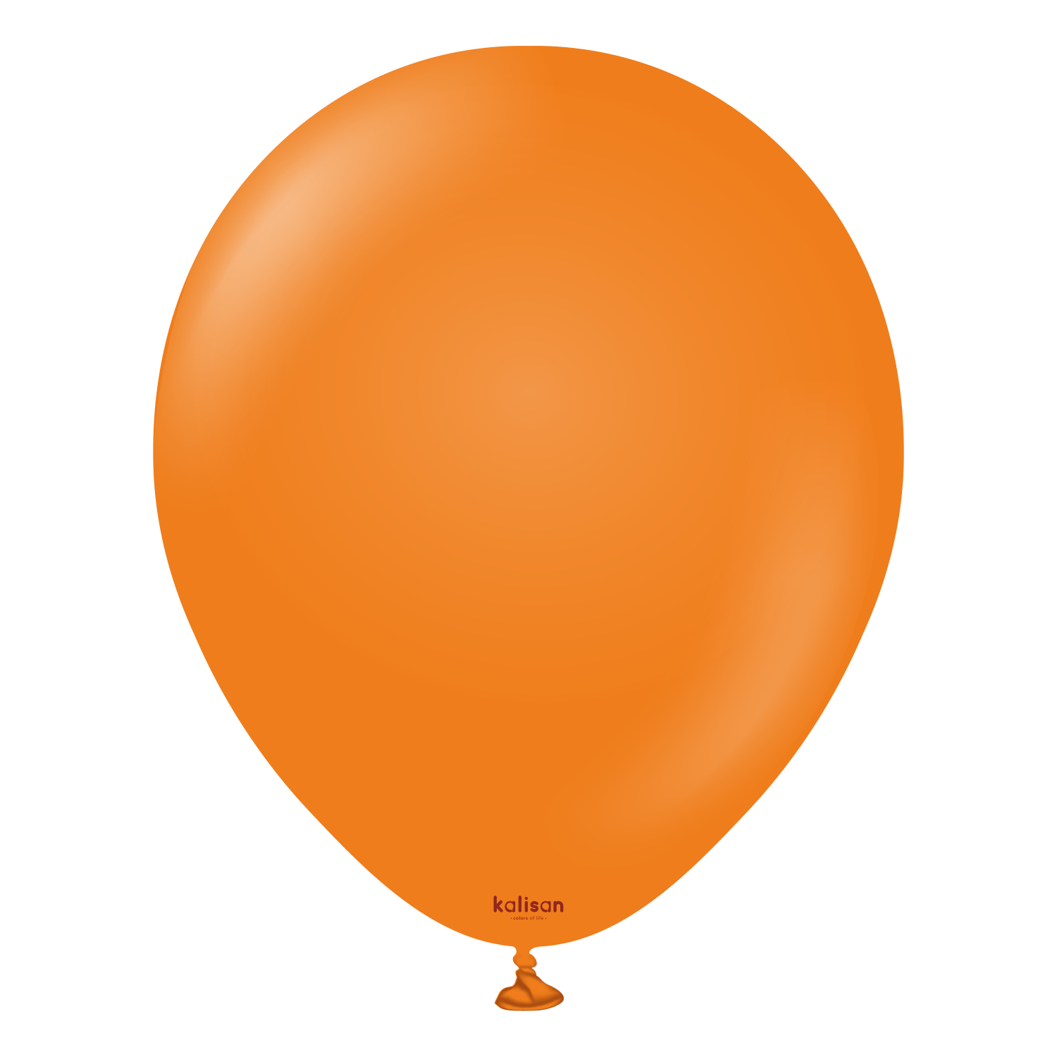 2320-standard-orange-18-inch-w-logo.png 18'' Standart Balon Turuncu (Orange) 5'li - Görsel 1