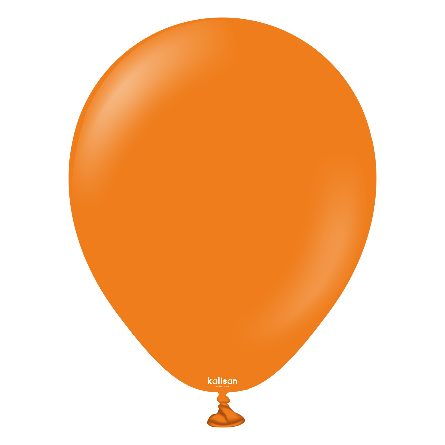 2320-standard-orange-5-inch-w-logo.png 5'' Standart Balon Turuncu (Orange) 100'lü - Görsel 1