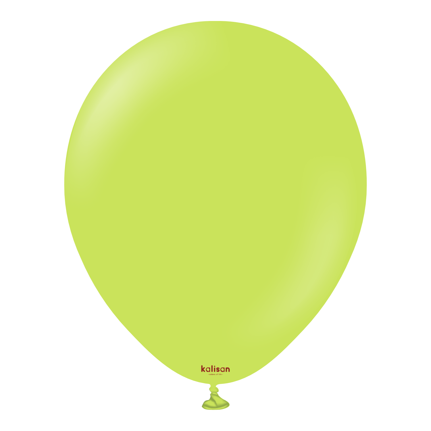 2324-standard-lime-green-12-18-inch-w-logo.png 12'' Standart Balon Limon Yeşili (Lime Green) 100'lü - Görsel 1