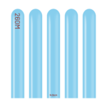 Pastel Açık Mavi Sosis Balon (Baby Blue) 100'lü
