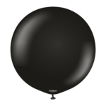 24'' Standart Balon Siyah (Black) 2'li