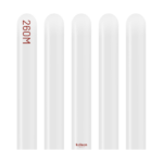 Pastel Şeffaf Sosis Balon (Transparent) 100'lü