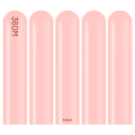 360M Pastel Bebek Pembe Sosis Balon (Baby Pink) 50'li Nozzle Up