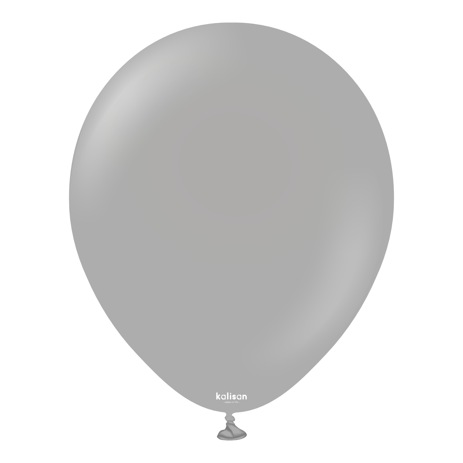 2335-standard-grey-12-18-inch-w-logo-1.png 18'' Standart Balon Gri (Grey) 5'li - Görsel 1