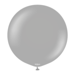 24'' Standart Balon Gri (Grey) 2'li