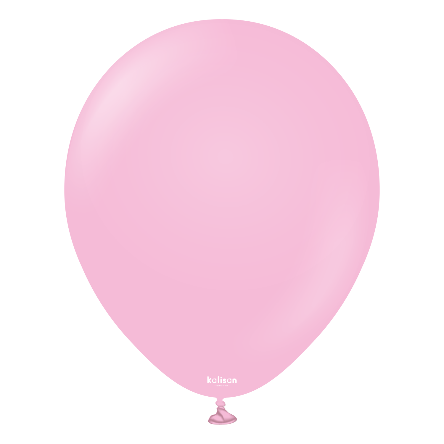 2337-standard-candy-pink-12-inch-w-logo-1.png 18'' Standart Balon Şeker Pembe (Candy Pink) 5'li - Görsel 1