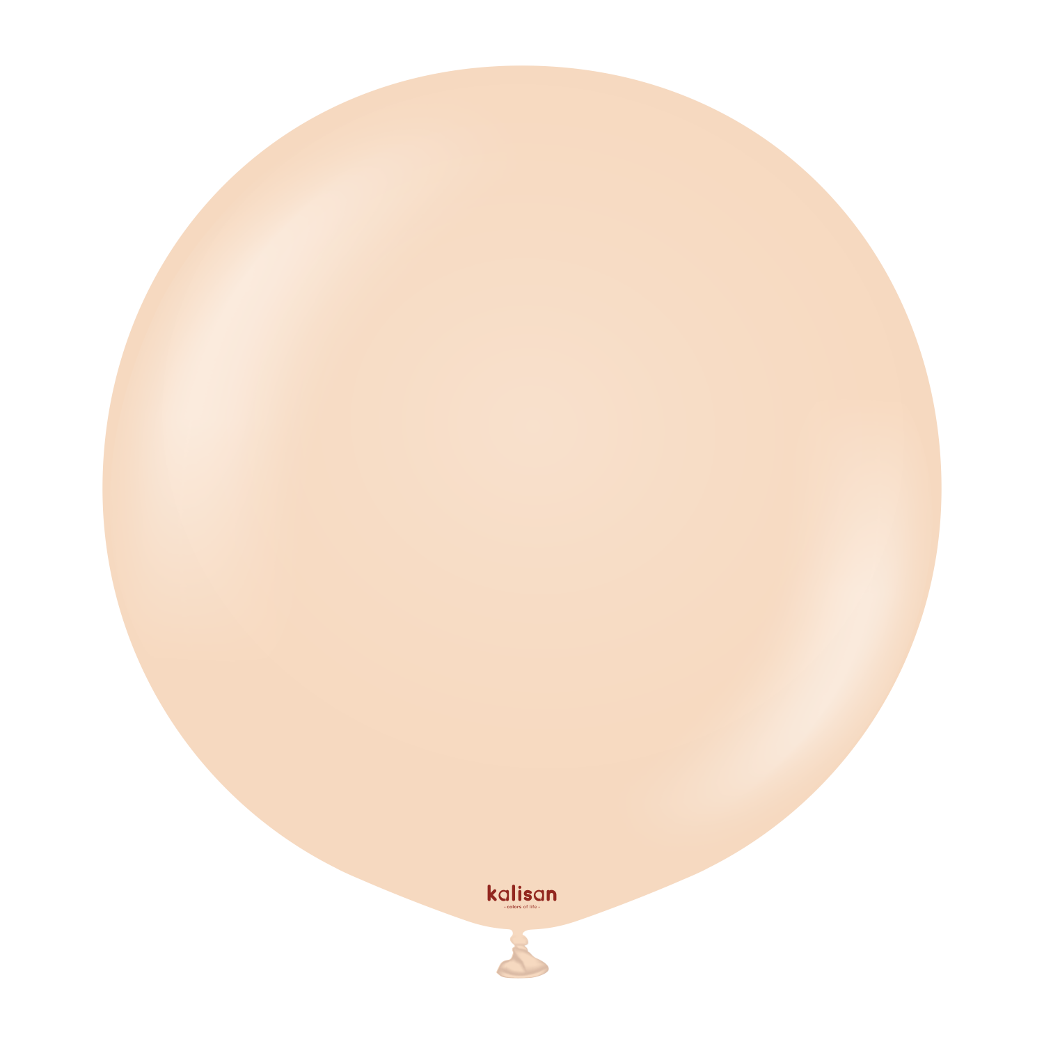 2339-standard-blush-24-inch-w-logo.png 24'' Standart Balon Açık Kahve (Blush) 2'li - Görsel 1
