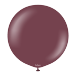 24'' Standart Balon Bordo (Burgundy) 2'li