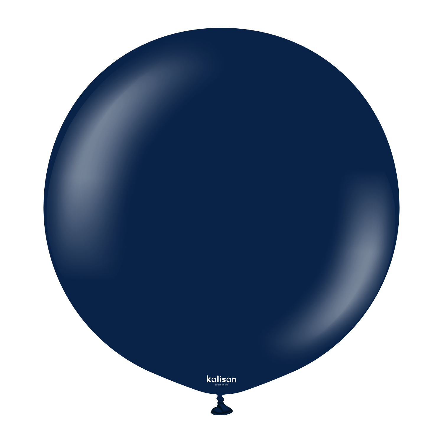 2342-standard-navy-24-36-inch-w-logo.png 24'' Standart Balon Gece Mavisi (Navy) 2'li - Görsel 1