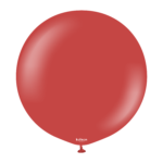 24'' Standart Balon Koyu Kırmızı (Deep Red) 2'li