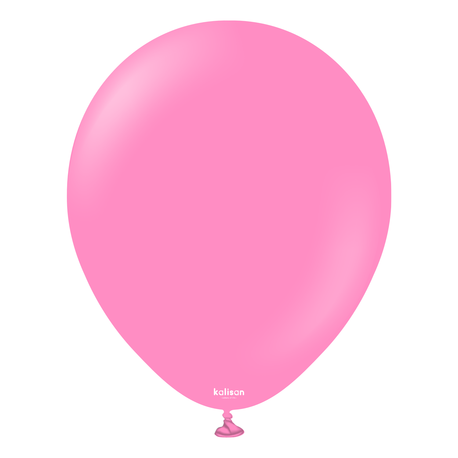 2354-standard-queen-pink-18-inch-w-logo.png 18'' Standart Balon Kraliçe Pembe (Queen Pink) 5'li - Görsel 1