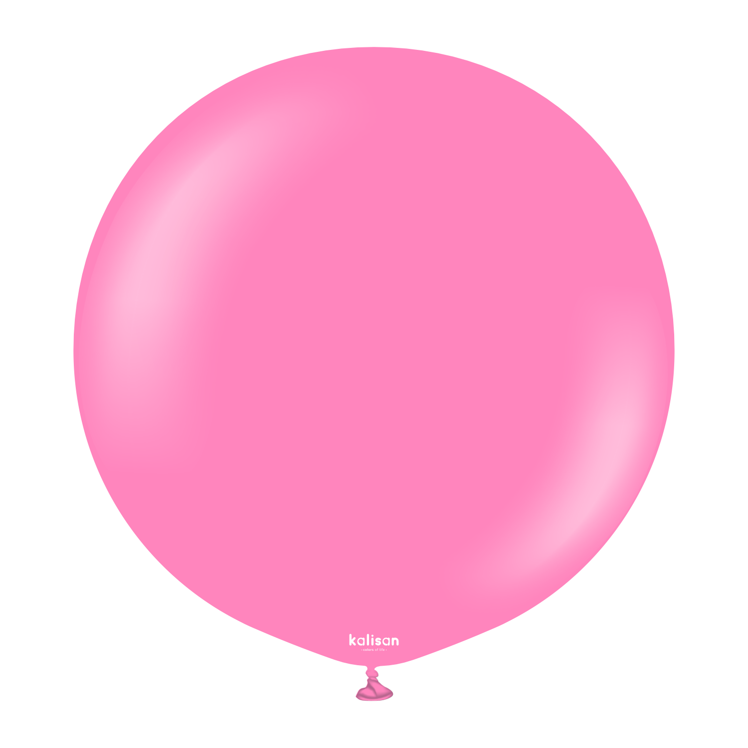 2354-standard-queen-pink-24-inch-w-logo.png 24'' Standart Balon Pembe Kil (Clay Pink) 2'li - Görsel 1