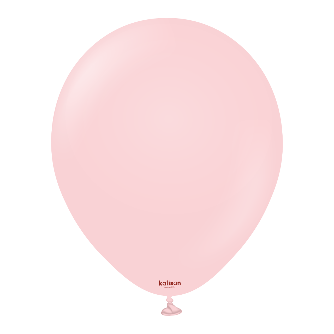 3002-macaron-pink-12-inch-w-logo.png 12'' Makaron Balon Pembe (Mac Pink) 100’lü - Görsel 1