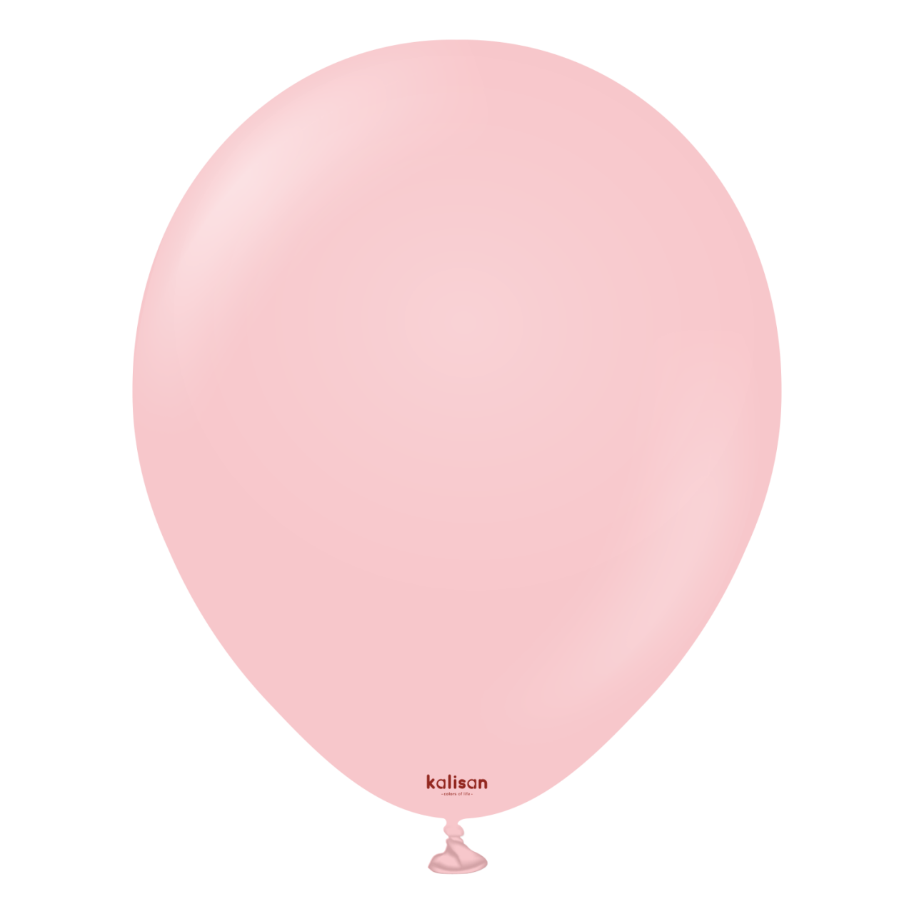 3002-macaron-pink-18-inch-w-logo.png 18'' Makaron Balon Pembe (Mac Pink) 5'li - Görsel 1