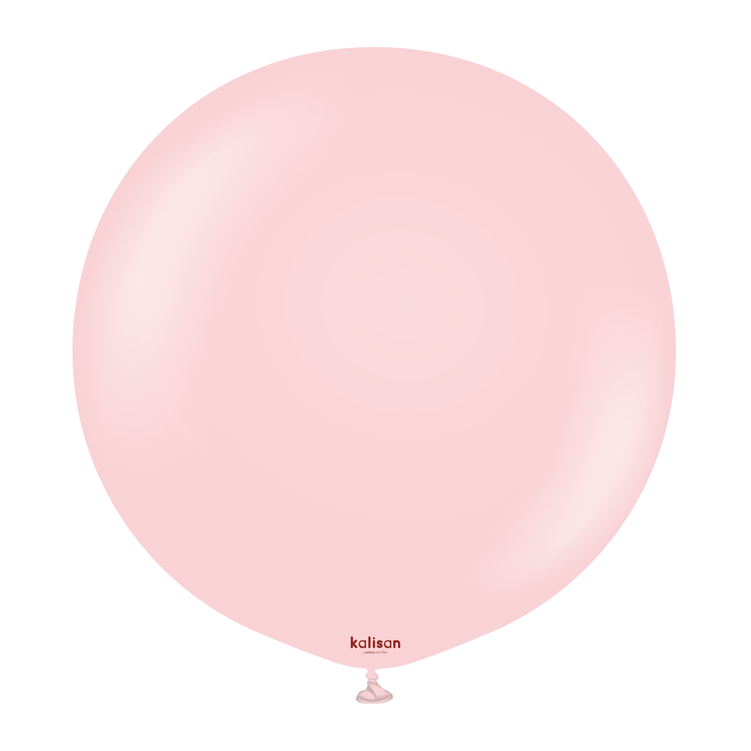 3002-macaron-pink-24-inch-w-logo.png 24'' Makaron Balon Pembe (Mac Pink) 2'li - Görsel 1