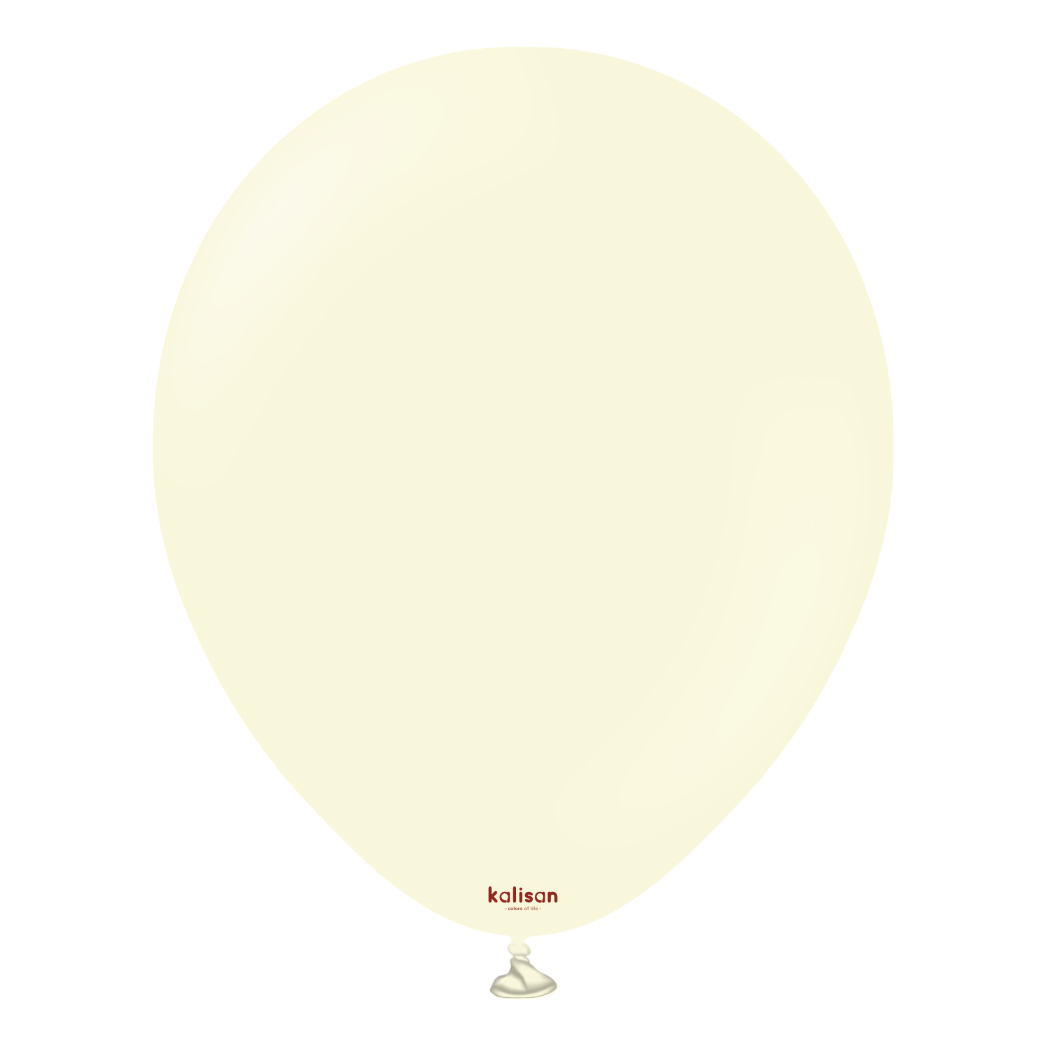 3008-macaron-pale-yellow-12-inch-w-logo.png 12'' Makaron Pale Sarı Balon (Pale Yellow) 100’lü - Görsel 1