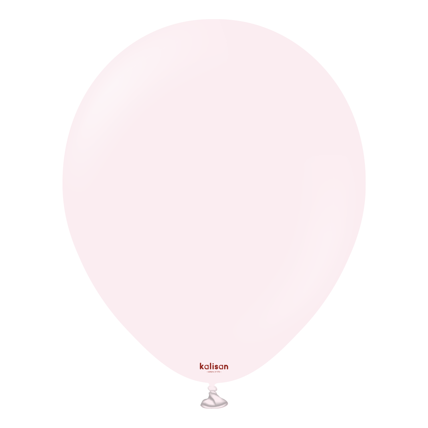 3010-macaron-pale-pink-12-inch-w-logo.png 12'' Makaron Pale Pembe Balon (Pale Pink) 100’lü - Görsel 1