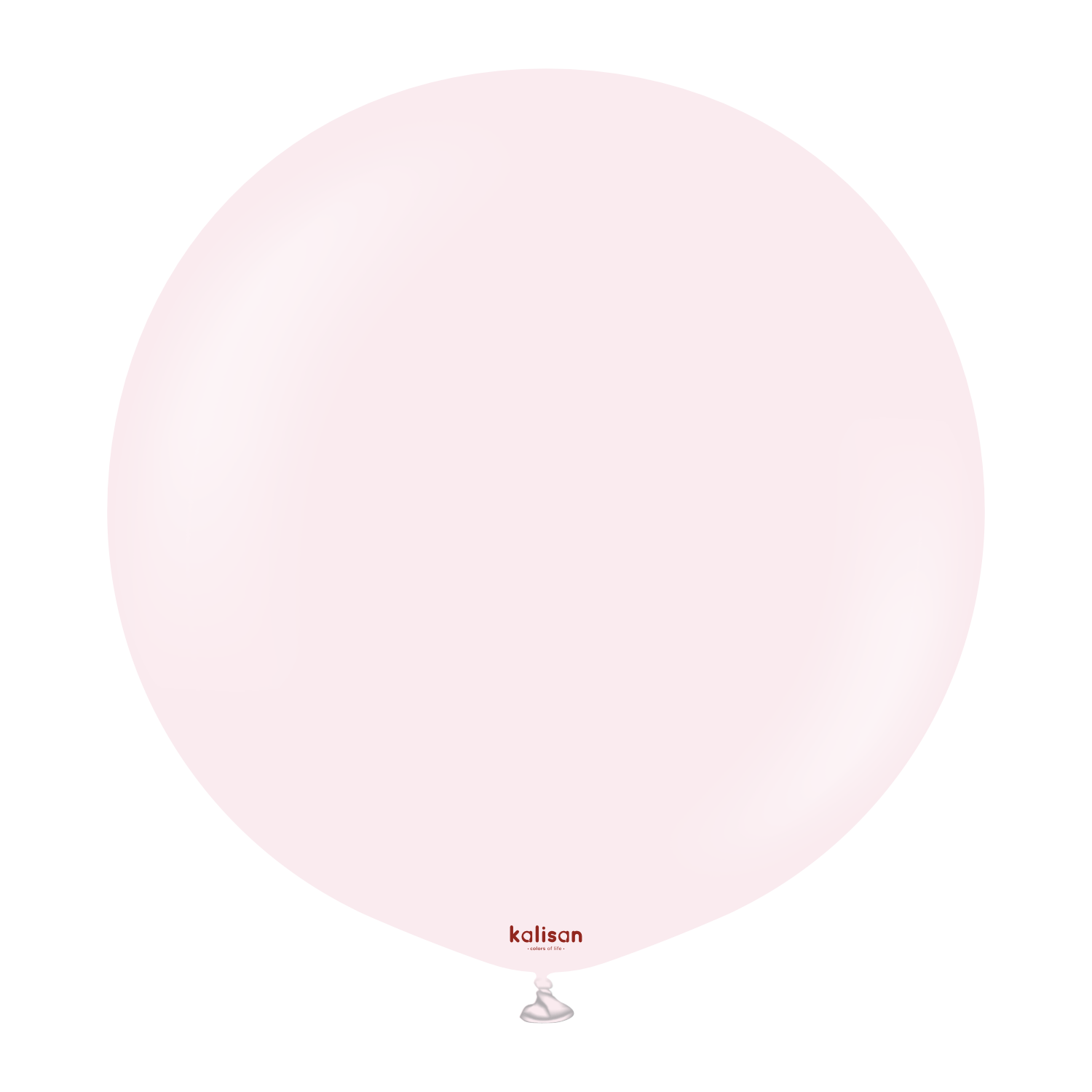 3010-macaron-pale-pink-24-inch-w-logo.png 24'' Makaron Pale Balon Pembe (Pale Pink) 2'li - Görsel 1