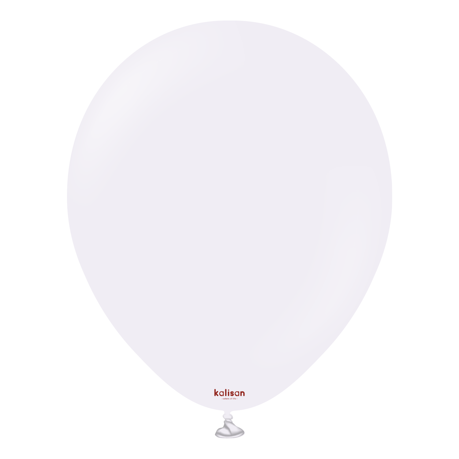 3011-macaron-pale-lilac-12-inch-w-logo.png 12'' Makaron Pale Lila Balon (Pale Lilac) 100’lü - Görsel 1