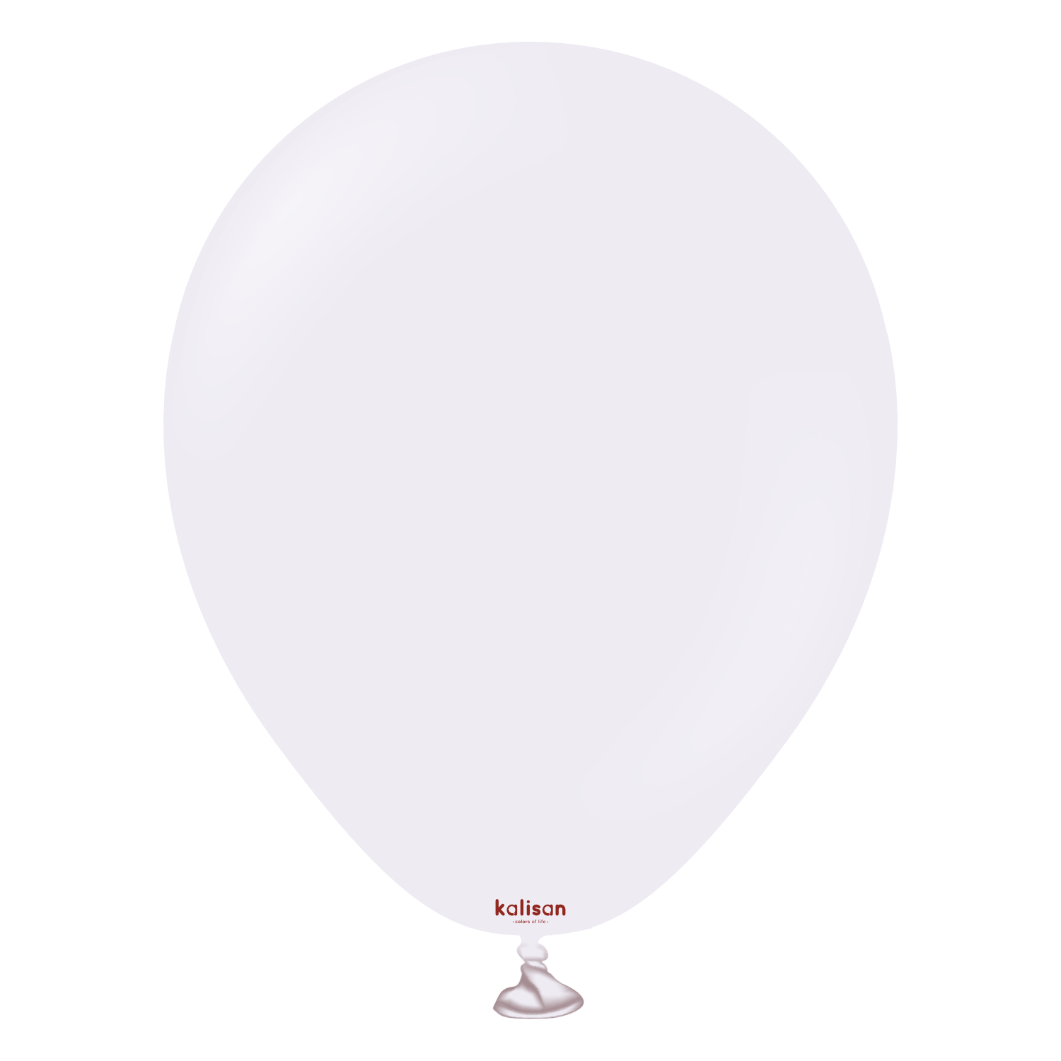 3011-macaron-pale-lilac-5-inch-w-logo.png 5'' Makaron Pale Lila Balon (Pale Lilac) 100’lü - Görsel 1