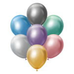 12'' Mirror Balon Karışık 50'li
