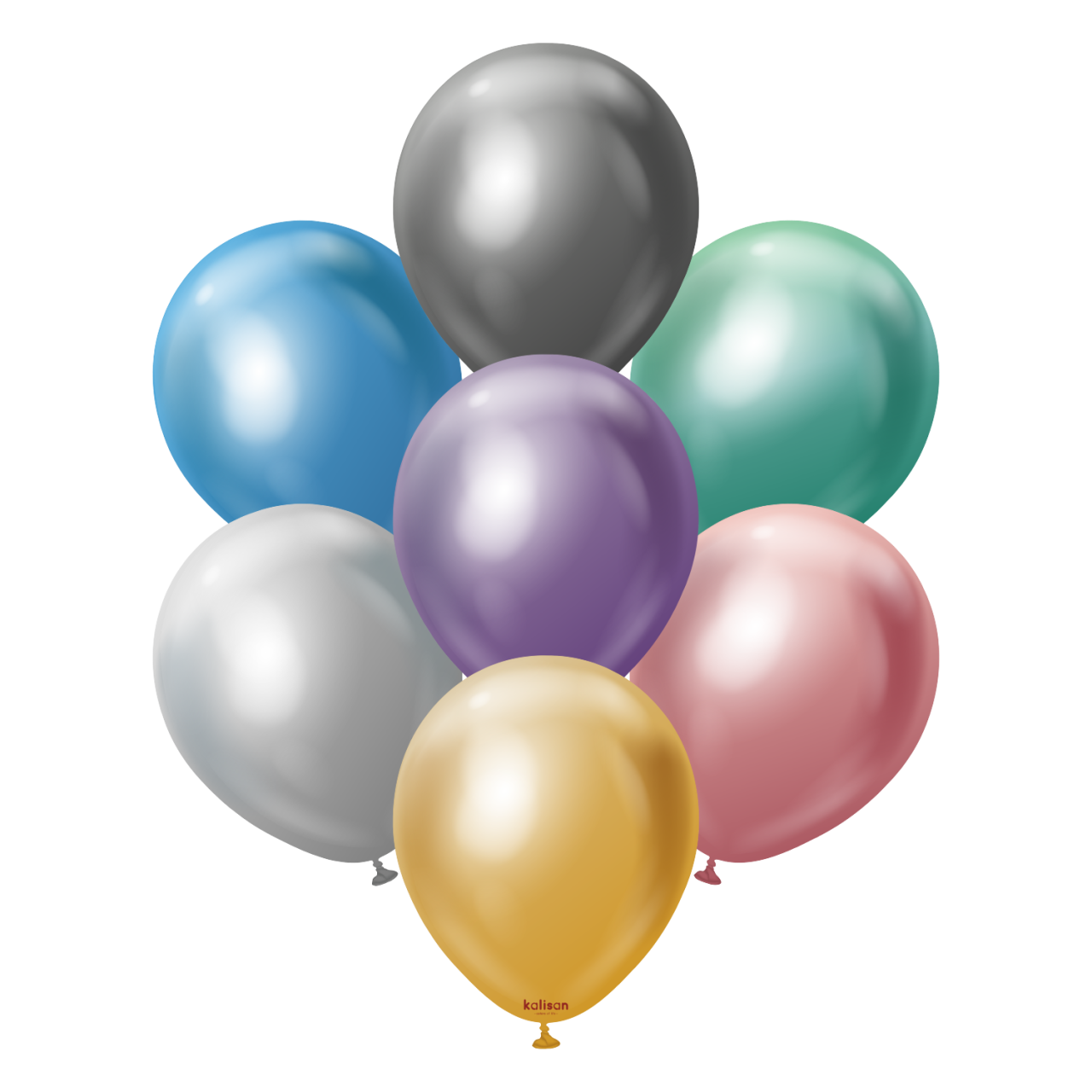 5000-mirror-mix-12-18-inch-w-logo.png 12'' Mirror Balon Karışık 50'li - Görsel 1