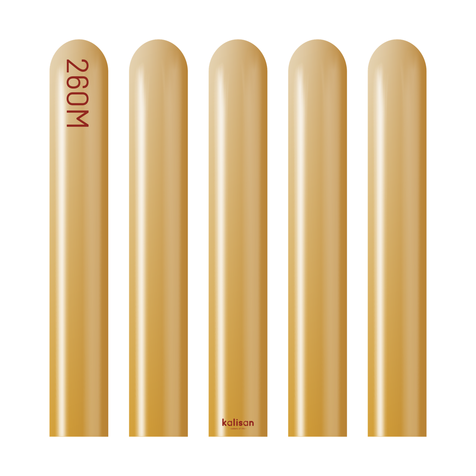5001-mirror-gold-260-w-logo.png Mirror Altın Sosis Balon (Gold) 50'li - Görsel 1
