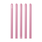 160M Mirror Pembe Sosis Balon (Pink) 50'li Nozzle Up