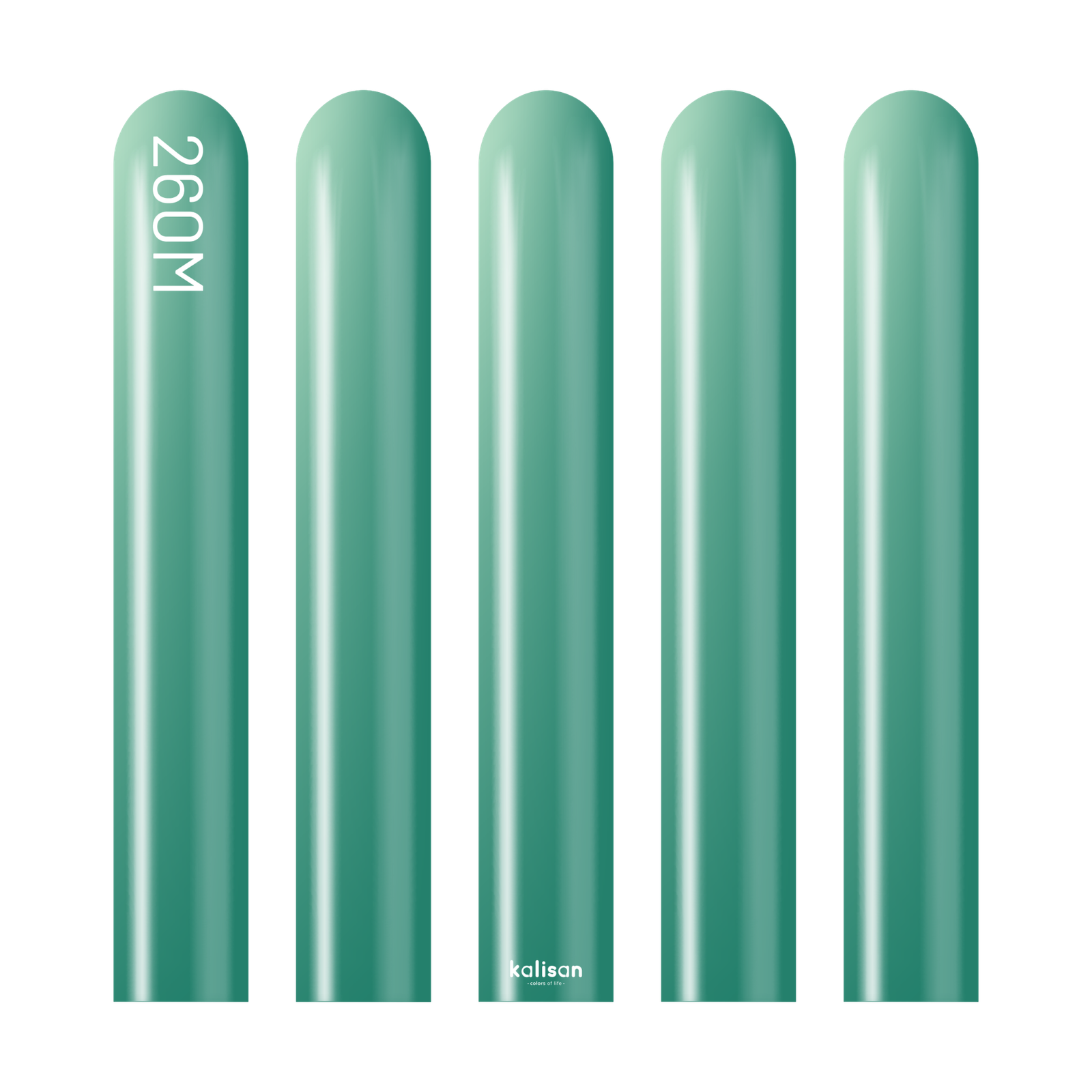 5006-mirror-green-260-w-logo.png Mirror Yeşil Sosis Balon (Green) 50'li - Görsel 1