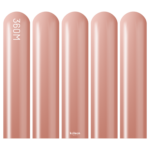 360M Mirror Gül Kurusu Sosis Balon (Rosegold) 50'li Nozzle Up