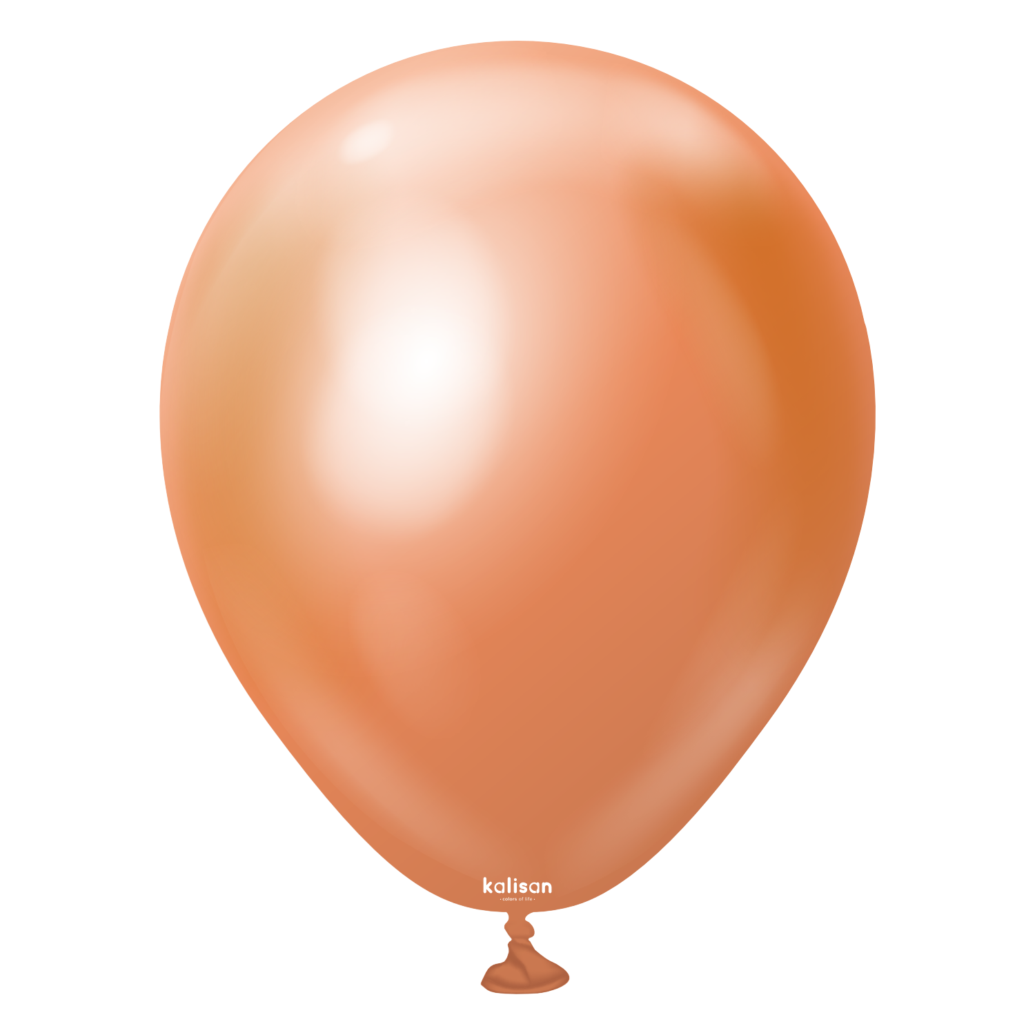 5008-mirror-copper-5-inch-w-logo.png 5'' Mirror Balon Bakır (Copper) 100’lü - Görsel 1