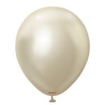 18'' Mirror Balon Beyaz Altın (White Gold) 5'li