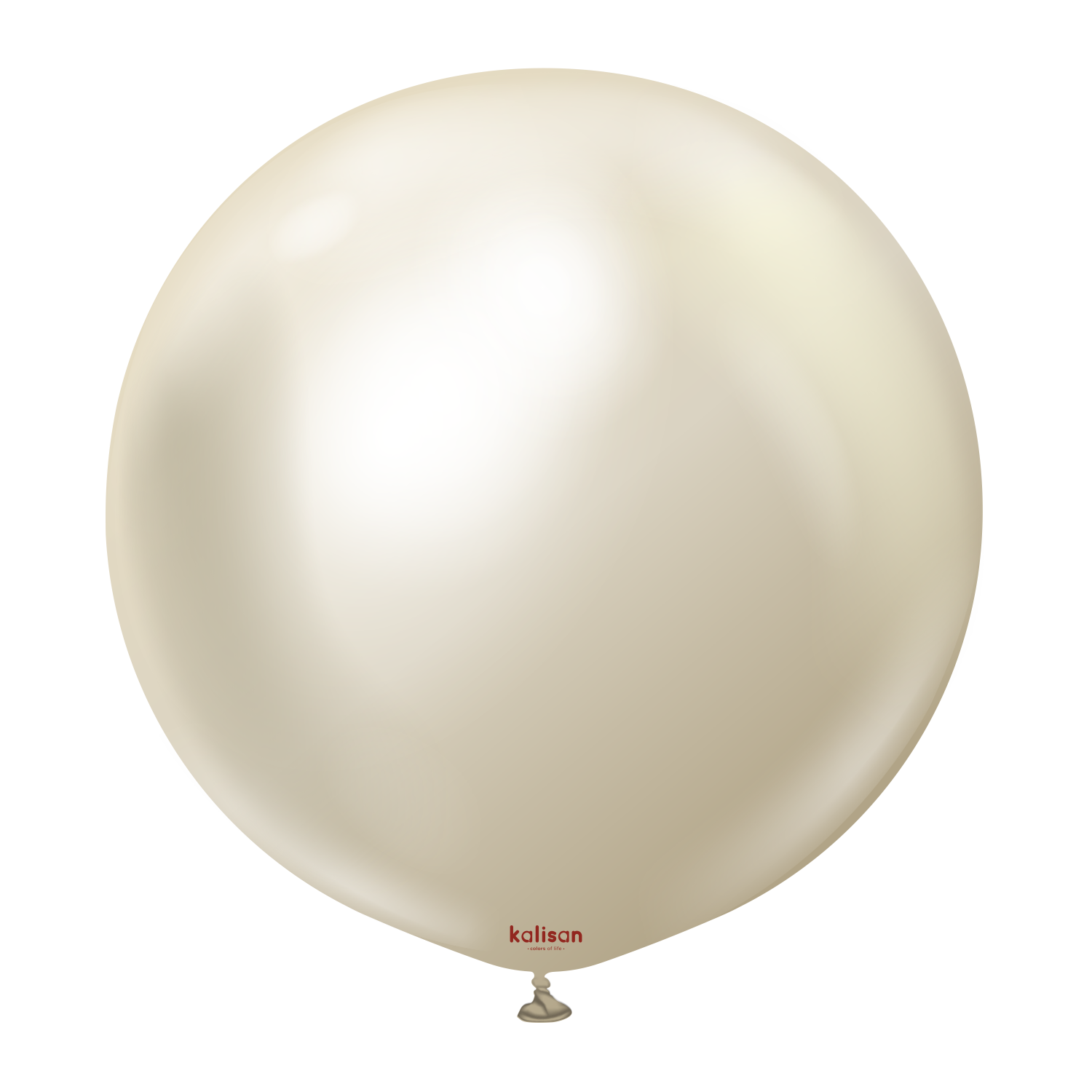 5011-mirror-white-gold-24-36-inch-w-logo.png 24'' Mirror Balon Beyaz Altın (White Gold) 2'li - Görsel 1