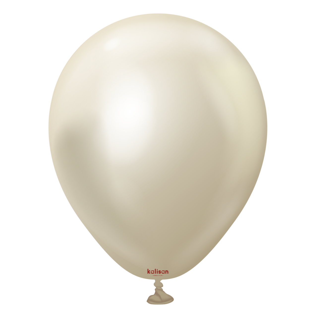 5011-mirror-white-gold-5-inch-w-logo.png 5'' Mirror Balon Beyaz Altın (White Gold) 100’lü - Görsel 1