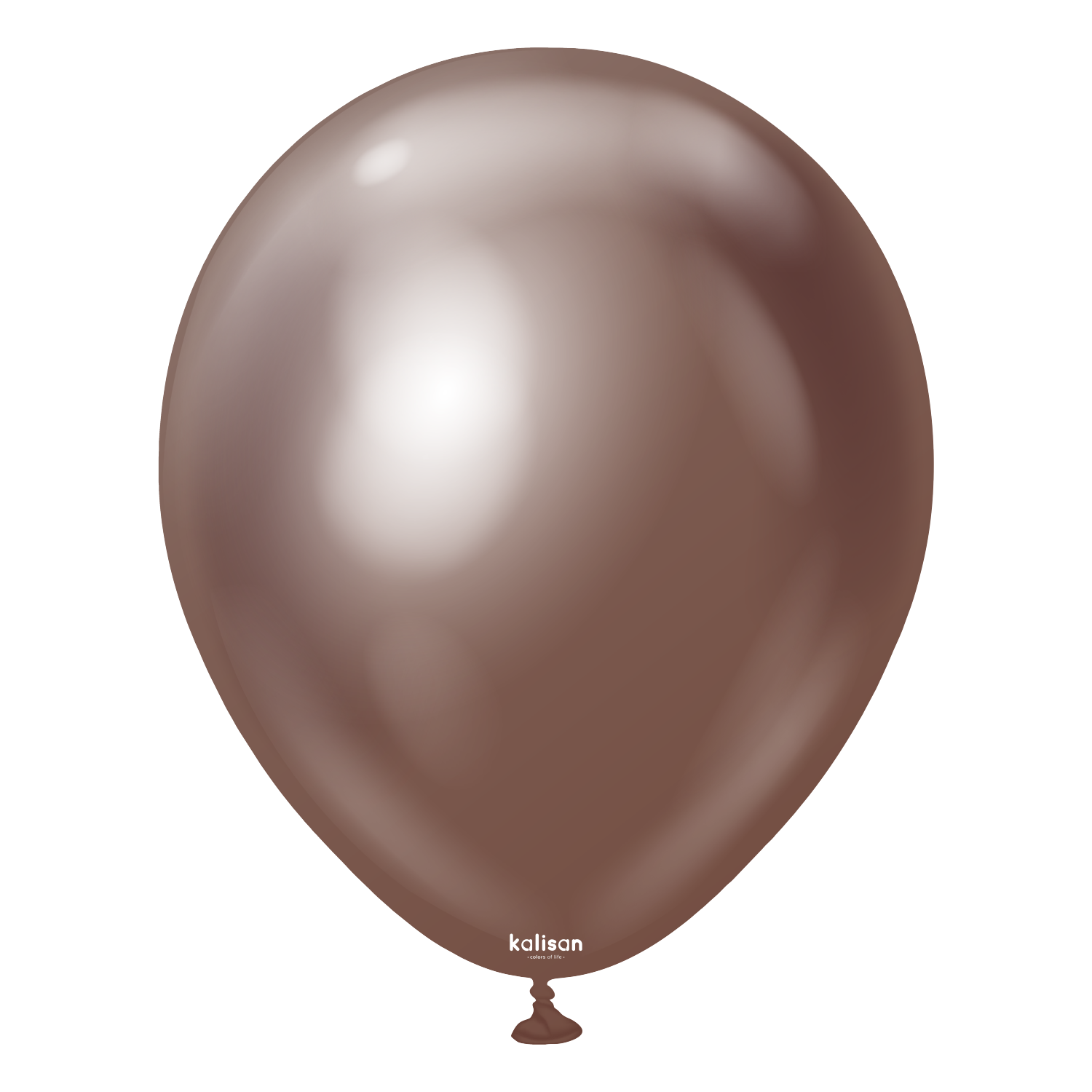 5014-mirror-chocolate-12-18-inch-w-logo.png 12'' Mirror Balon Çikolata Kahve (Chocolate) 50’li - Görsel 1