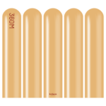 360M Metalik Altın Sosis Balon (Metallic Gold) 50'li Nozzle Up