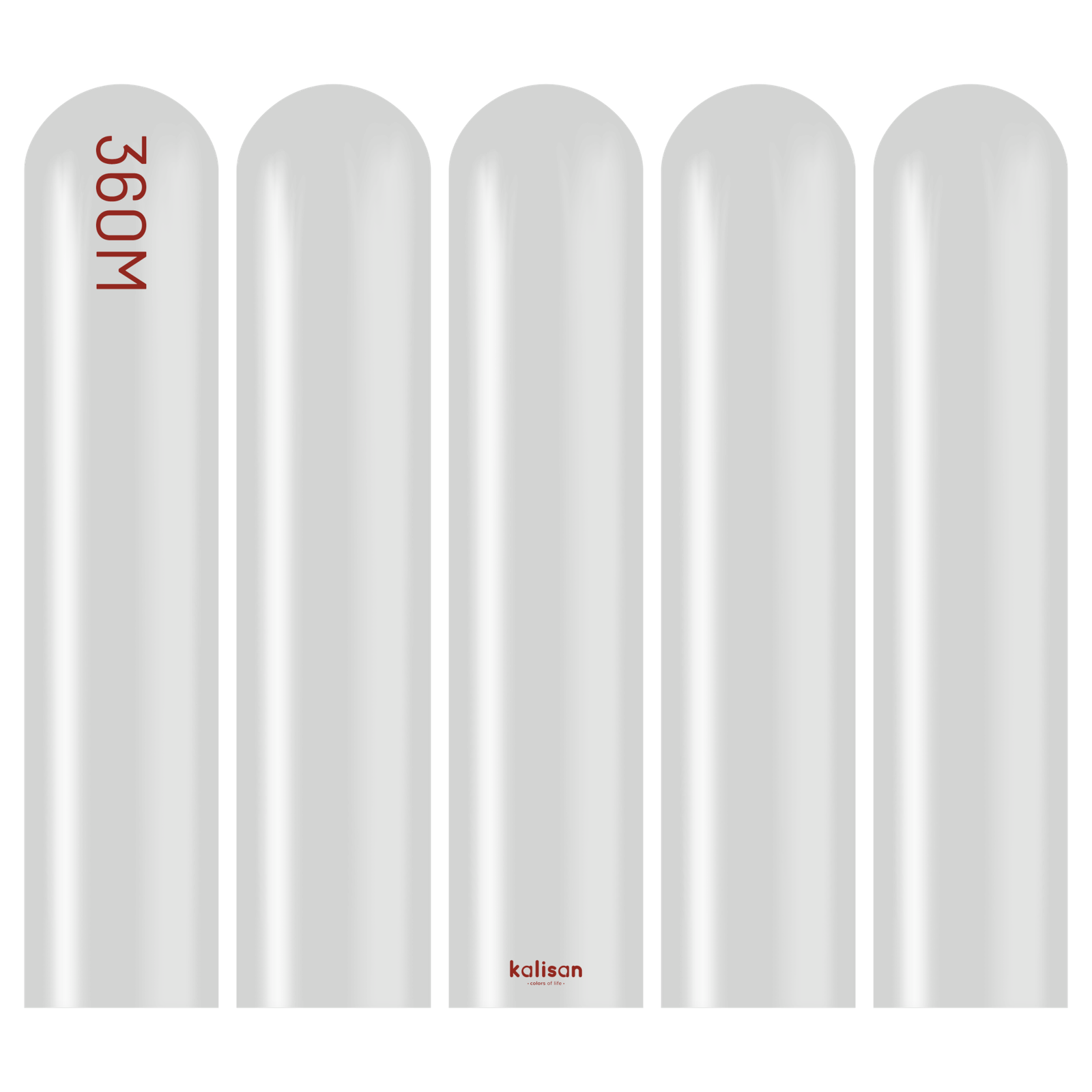 7003-metallic-silver-360-w-logo.png 360M Metalik Gümüş Sosis Balon (Metallic Silver) 50'li Nozzle Up - Görsel 1