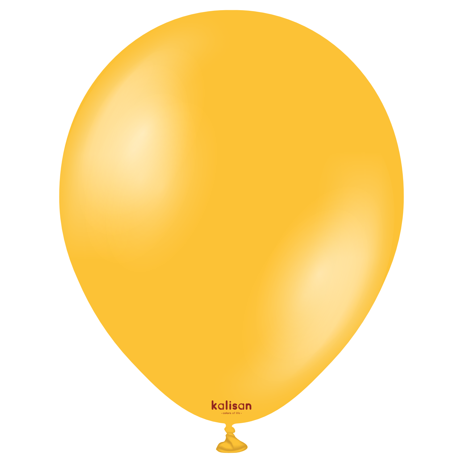 7017-metallic-goldenrod-w-logo.png 11'' Kalisan Metalik Hardal Balon (Goldenrod) 50'li - Görsel 1