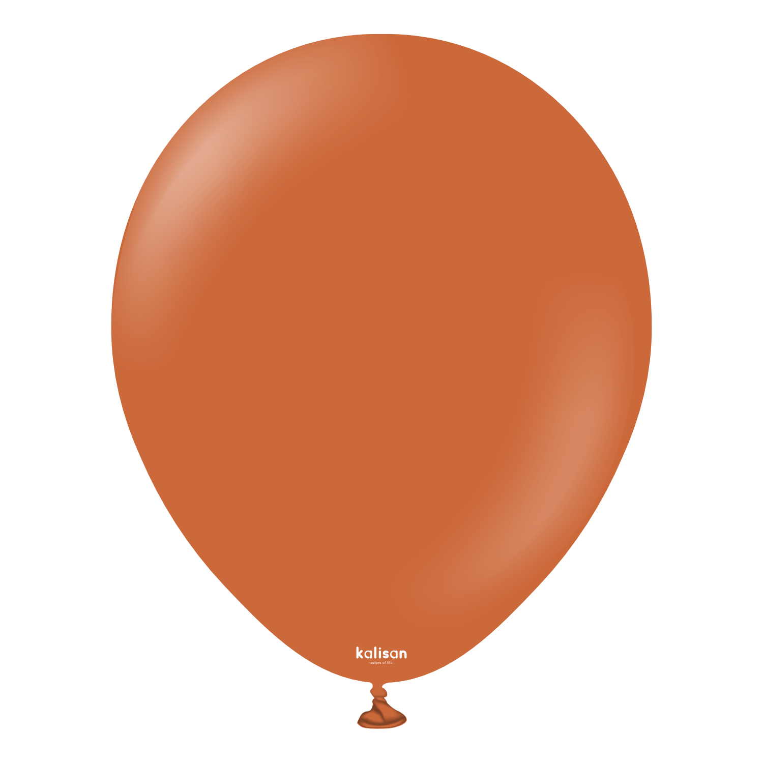 8001-retro-rust-orange-12-18-inch-w-logo.png 12'' Retro Balon Yanık Turuncu (Rust Orange) 100’lü - Görsel 1