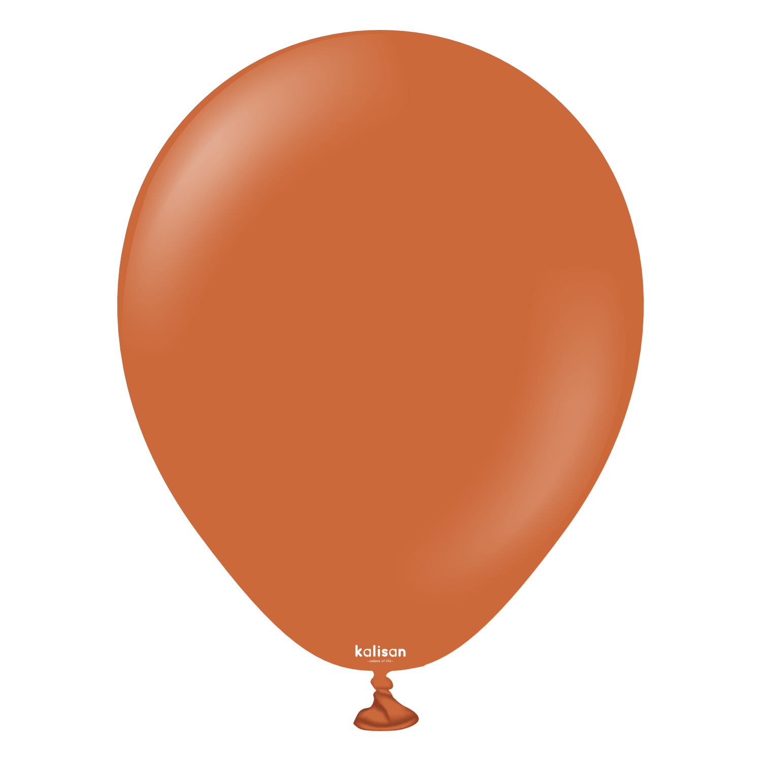 8001-retro-rust-orange-5-inch-w-logo.png 5'' Retro Balon Yanık Turuncu (Rust Orange) 100’lü - Görsel 1
