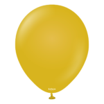18'' Retro Balon Zerdeçal (Mustard) 5'li