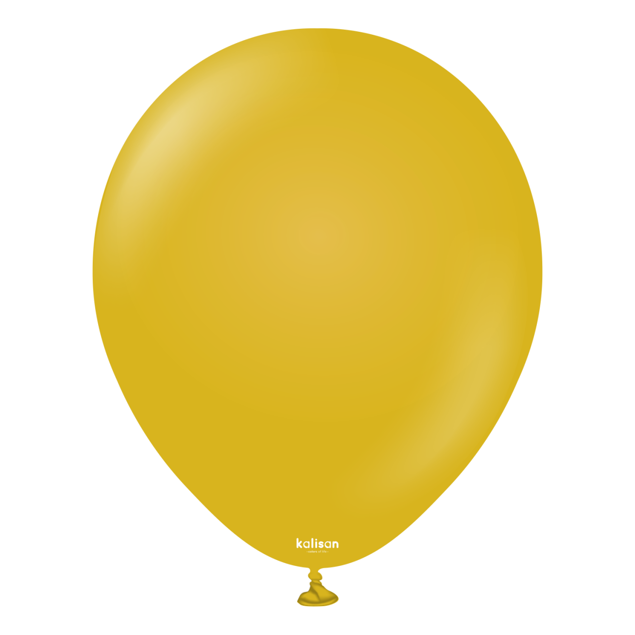 8002-retro-mustard-18-inch-w-logo (1) 18'' Retro Balon Zerdeçal (Mustard) 5'li - Görsel 1
