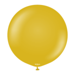 24'' Retro Balon Zerdeçal (Mustard) 2'li