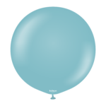 24'' Retro Balon Mavi Cam (Blue Glass) 2'li