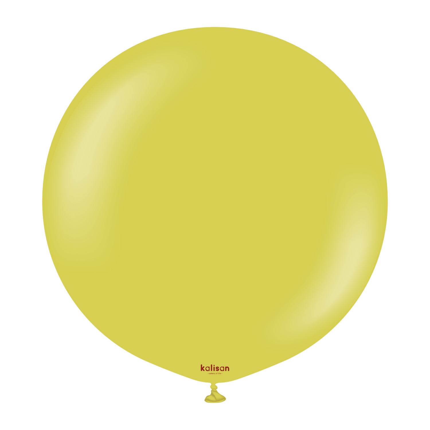 8009-retro-olive-24-36-inch-w-logo.png 24'' Retro Balon Zeytin (Olive) 2'li - Görsel 1
