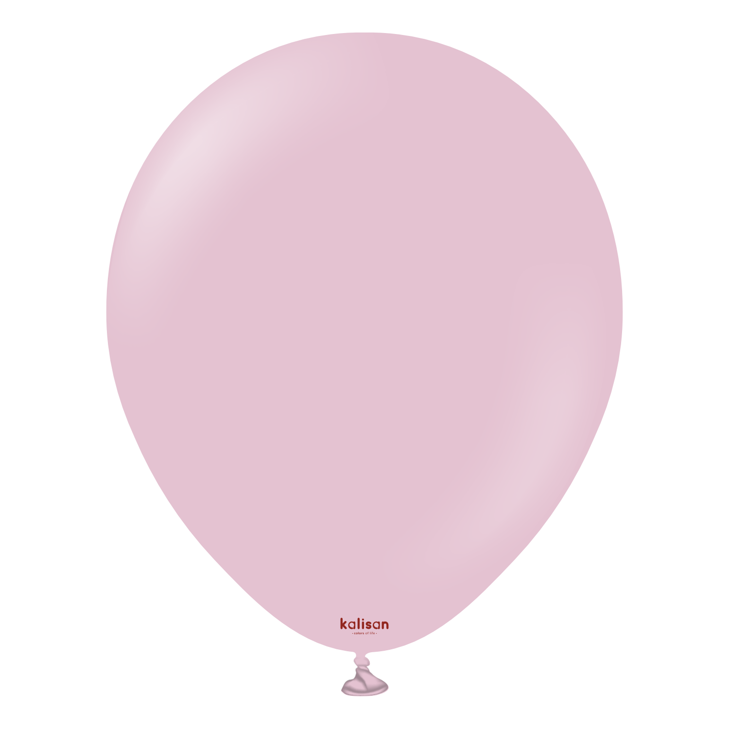 8013-retro-dusty-rose-12-18-inch-w-logo.png 12'' Retro Balon Toz Pembe (Dusty Rose) 100’lü - Görsel 1